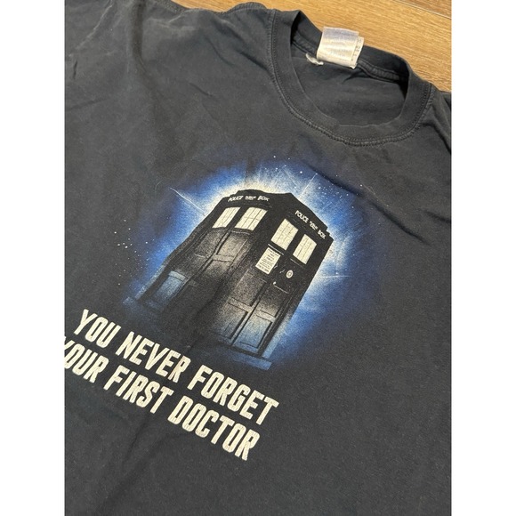 Ripple Junction Other - Never Forget Your First Doctor Dr Who Ripple Junction Portal Black TShirt XL Y2K